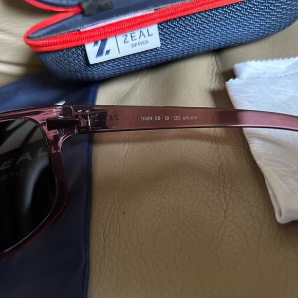 Zeal Optics Polarized Sunglasses Magnolia Purple $159 - Picture 5 of 15